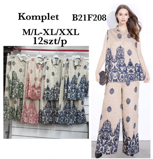 Komplet damskie Roz M/L-XL/2XL, Mix Kolor Paczka 12 szt